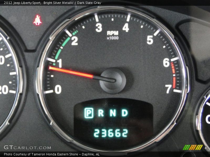 Bright Silver Metallic / Dark Slate Gray 2012 Jeep Liberty Sport