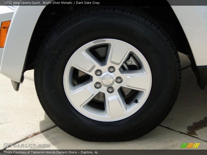 Bright Silver Metallic / Dark Slate Gray 2012 Jeep Liberty Sport