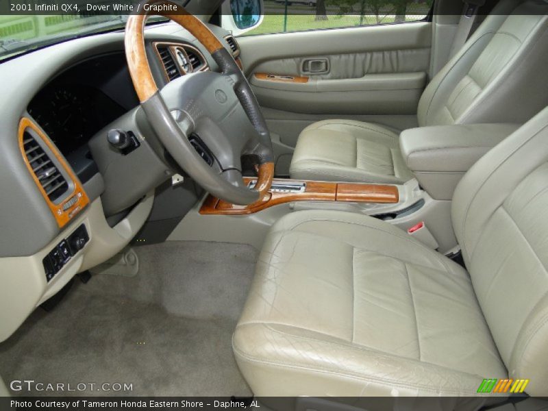 Dover White / Graphite 2001 Infiniti QX4