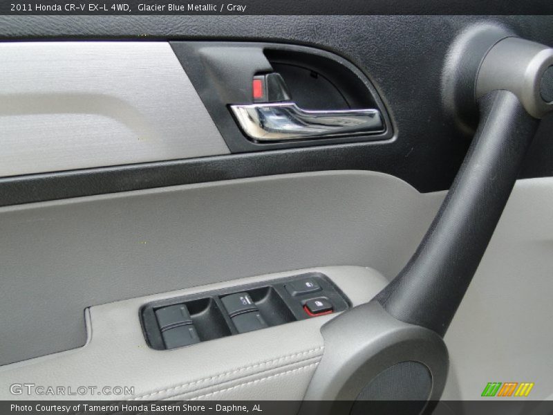 Glacier Blue Metallic / Gray 2011 Honda CR-V EX-L 4WD