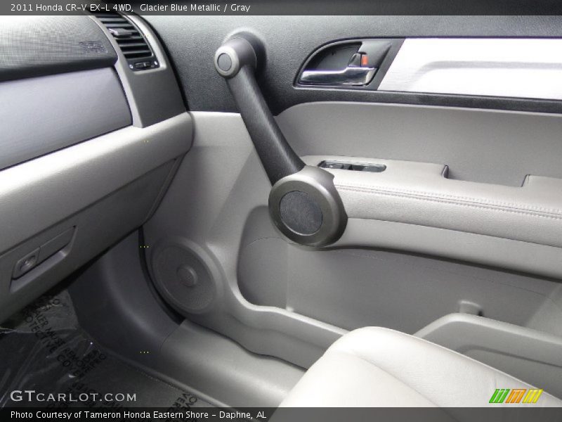Glacier Blue Metallic / Gray 2011 Honda CR-V EX-L 4WD