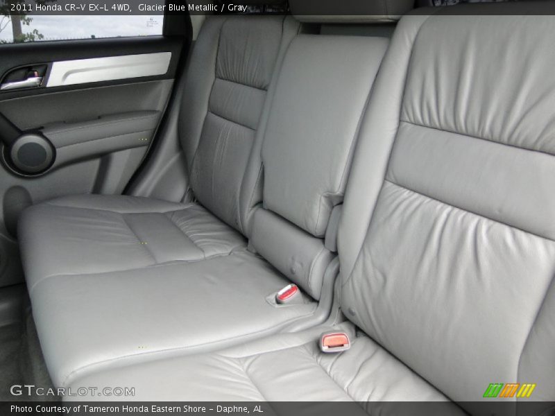 Glacier Blue Metallic / Gray 2011 Honda CR-V EX-L 4WD