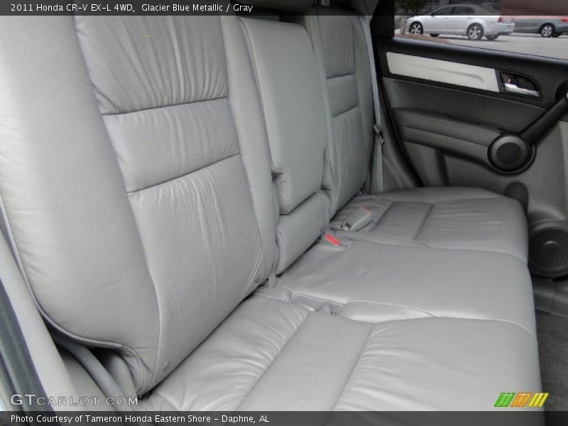 Glacier Blue Metallic / Gray 2011 Honda CR-V EX-L 4WD