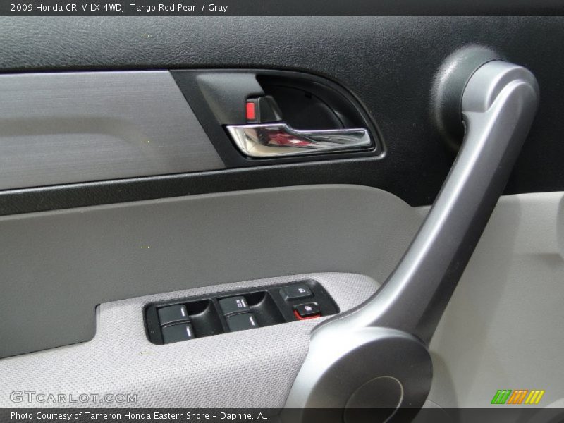 Tango Red Pearl / Gray 2009 Honda CR-V LX 4WD