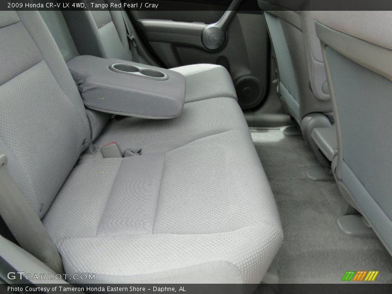 Tango Red Pearl / Gray 2009 Honda CR-V LX 4WD