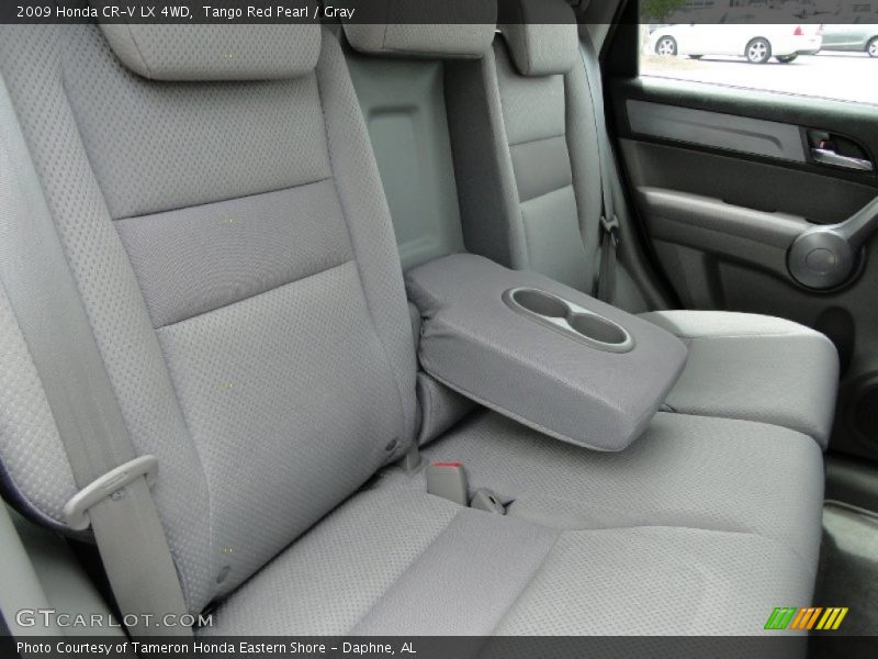 Tango Red Pearl / Gray 2009 Honda CR-V LX 4WD