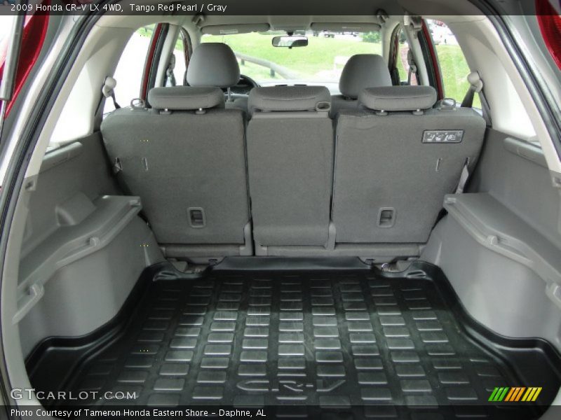 Tango Red Pearl / Gray 2009 Honda CR-V LX 4WD
