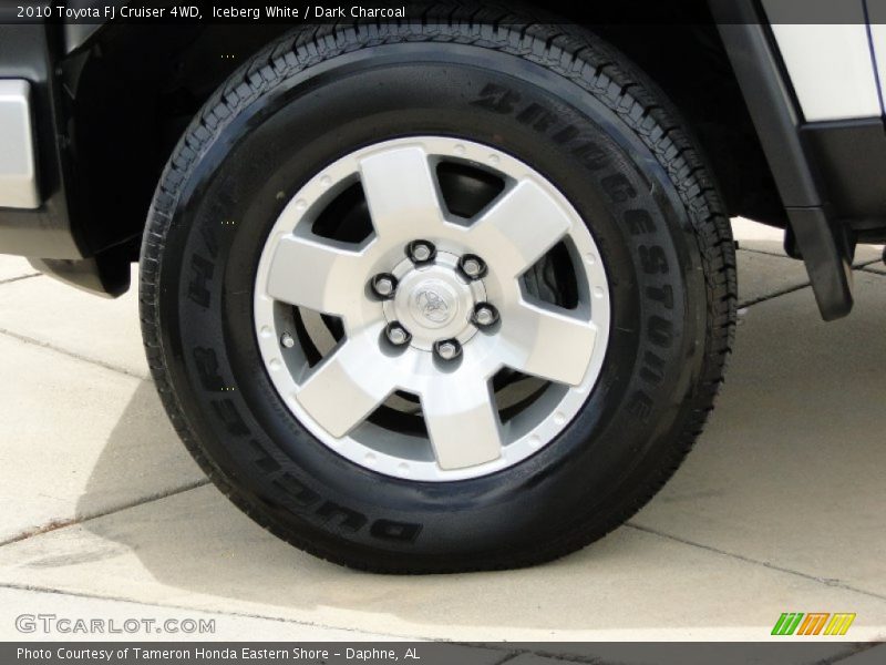 Iceberg White / Dark Charcoal 2010 Toyota FJ Cruiser 4WD
