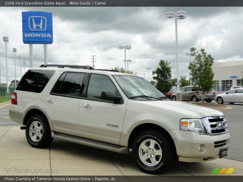 White Suede / Camel 2008 Ford Expedition Eddie Bauer
