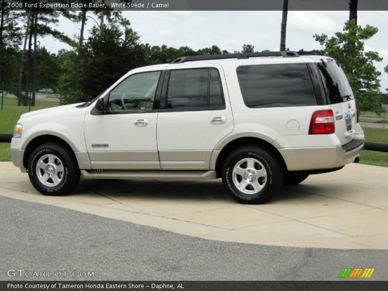 White Suede / Camel 2008 Ford Expedition Eddie Bauer