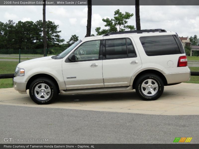 White Suede / Camel 2008 Ford Expedition Eddie Bauer