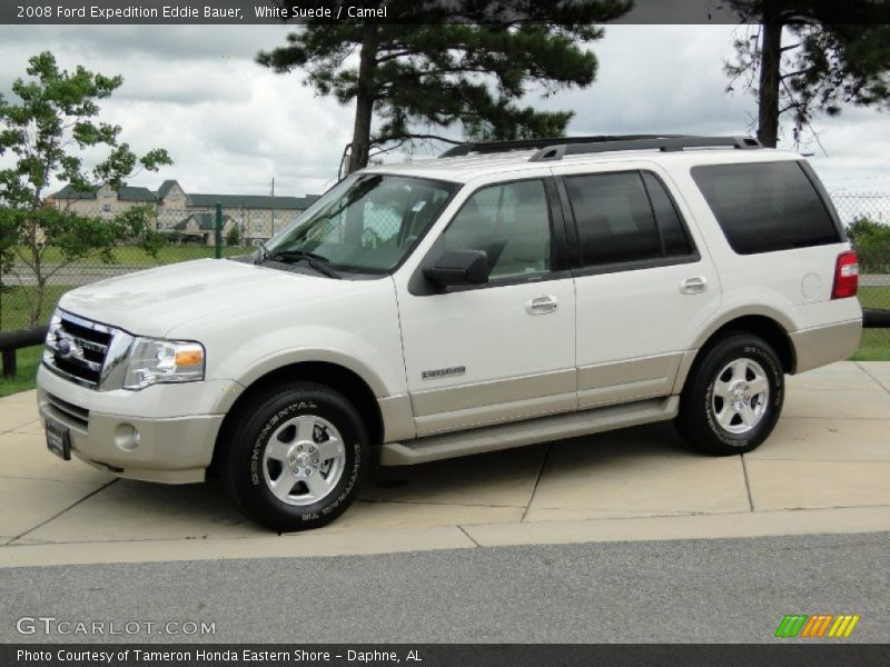 White Suede / Camel 2008 Ford Expedition Eddie Bauer