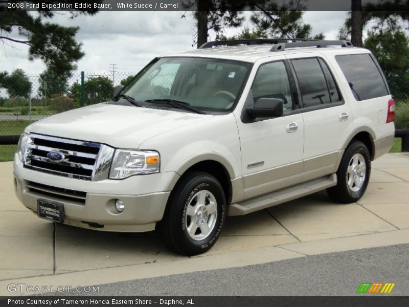 White Suede / Camel 2008 Ford Expedition Eddie Bauer