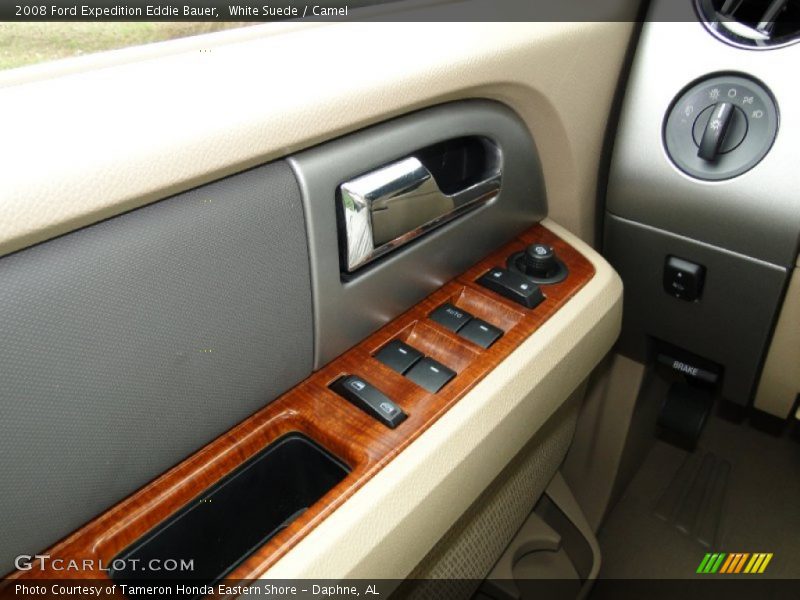 White Suede / Camel 2008 Ford Expedition Eddie Bauer