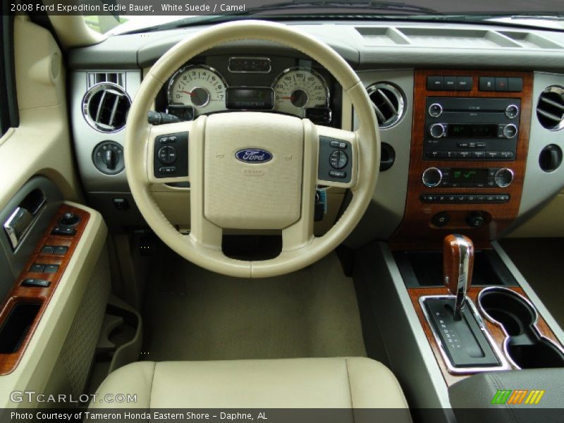 White Suede / Camel 2008 Ford Expedition Eddie Bauer