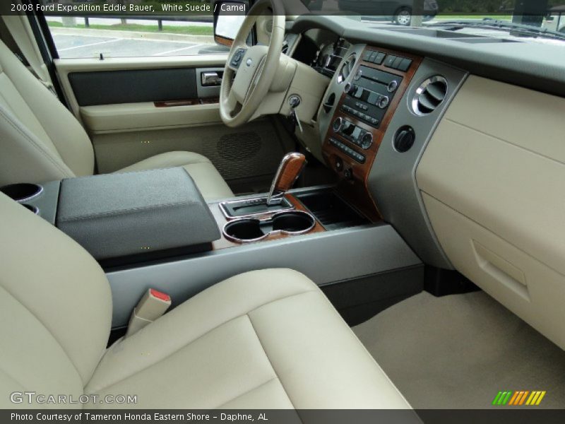 White Suede / Camel 2008 Ford Expedition Eddie Bauer