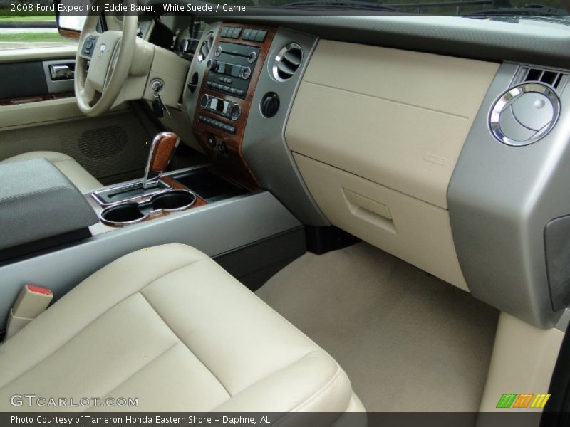 White Suede / Camel 2008 Ford Expedition Eddie Bauer