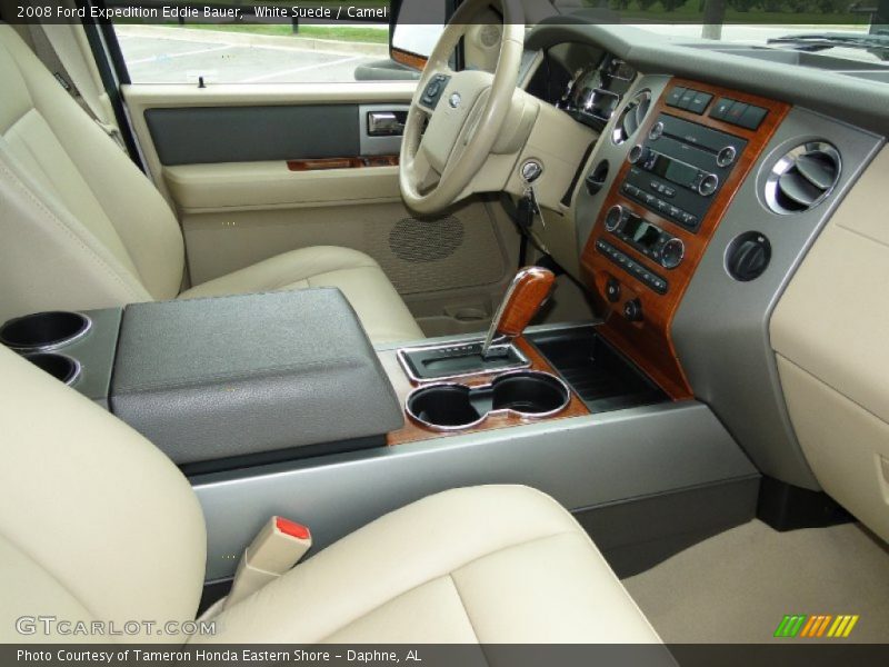 White Suede / Camel 2008 Ford Expedition Eddie Bauer
