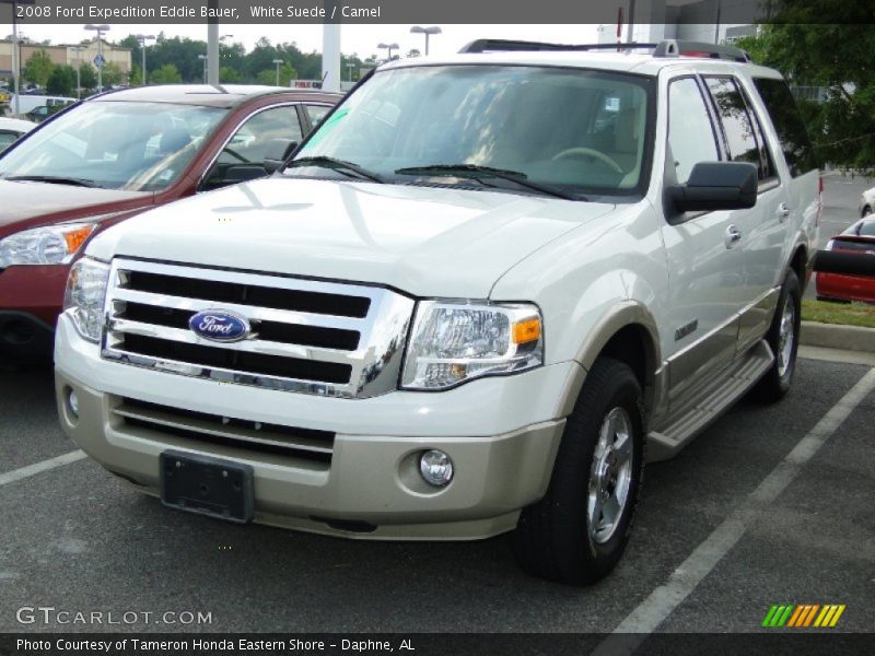 White Suede / Camel 2008 Ford Expedition Eddie Bauer