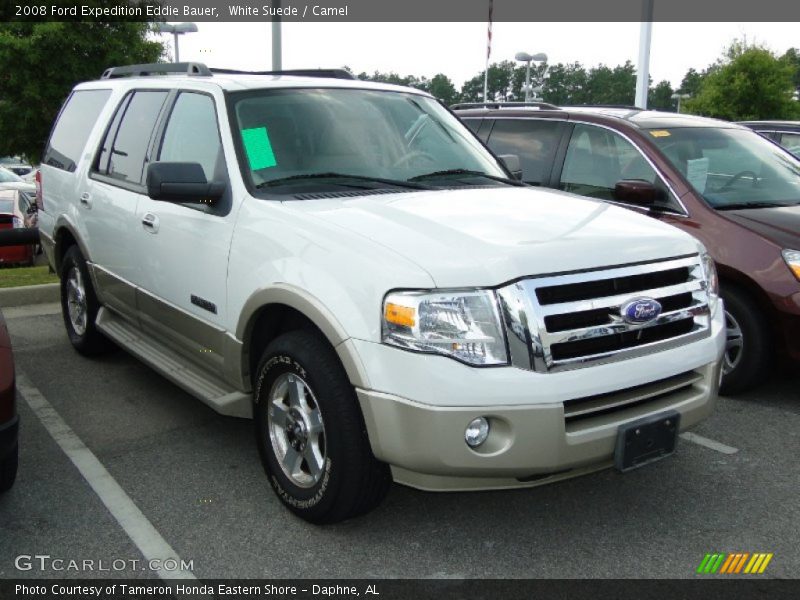 White Suede / Camel 2008 Ford Expedition Eddie Bauer