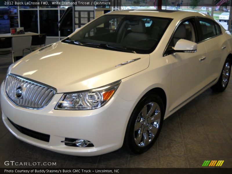 White Diamond Tricoat / Cashmere 2012 Buick LaCrosse FWD