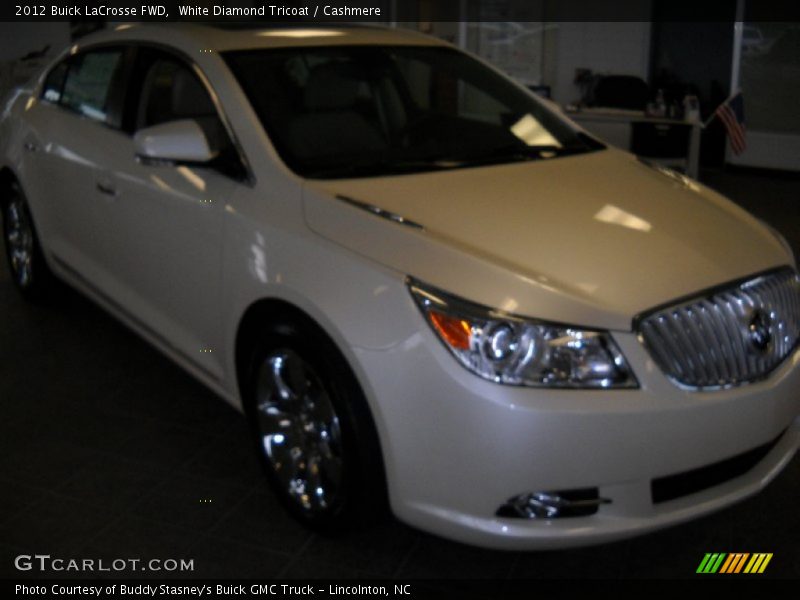 White Diamond Tricoat / Cashmere 2012 Buick LaCrosse FWD