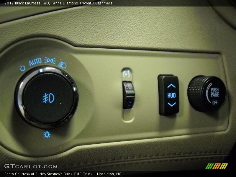 Controls of 2012 LaCrosse FWD