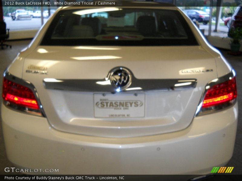 White Diamond Tricoat / Cashmere 2012 Buick LaCrosse FWD