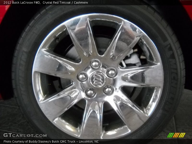 Crystal Red Tintcoat / Cashmere 2012 Buick LaCrosse FWD