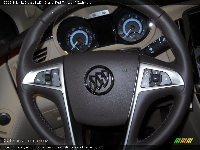 Crystal Red Tintcoat / Cashmere 2012 Buick LaCrosse FWD