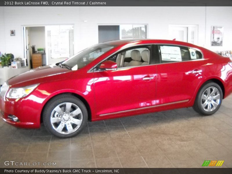 Crystal Red Tintcoat / Cashmere 2012 Buick LaCrosse FWD
