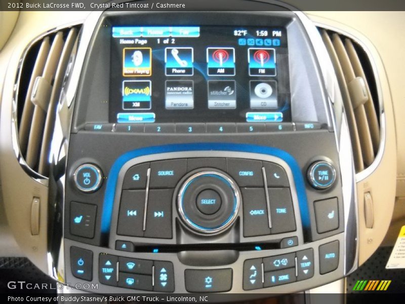 Crystal Red Tintcoat / Cashmere 2012 Buick LaCrosse FWD