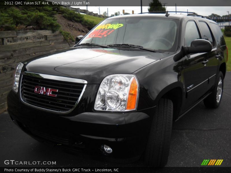 Onyx Black / Light Tan 2012 GMC Yukon SLT 4x4