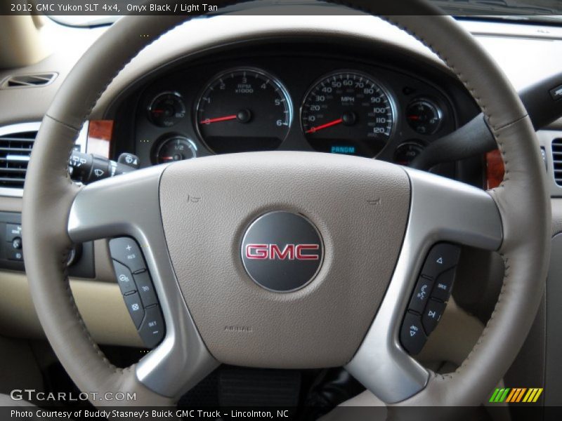 Onyx Black / Light Tan 2012 GMC Yukon SLT 4x4