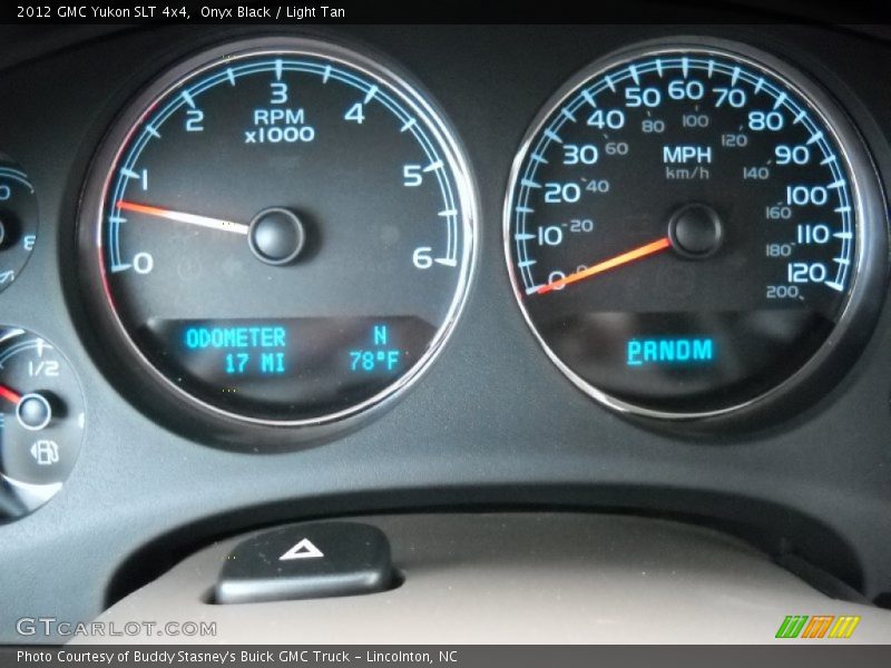 Onyx Black / Light Tan 2012 GMC Yukon SLT 4x4