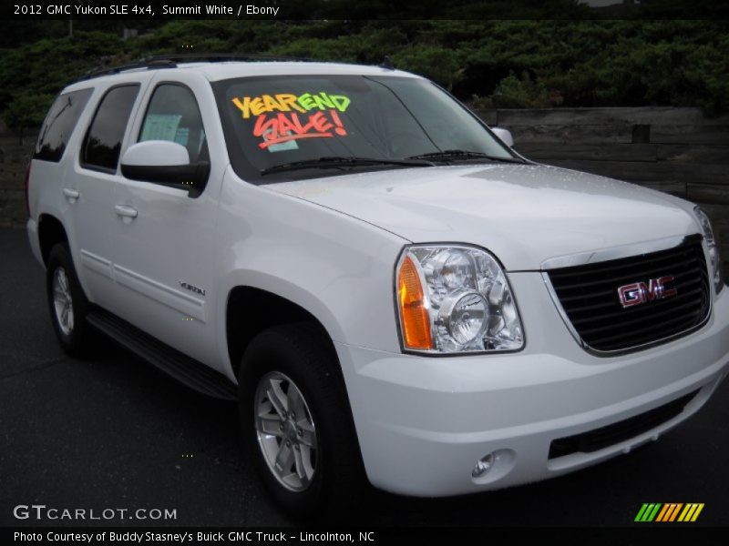 Summit White / Ebony 2012 GMC Yukon SLE 4x4