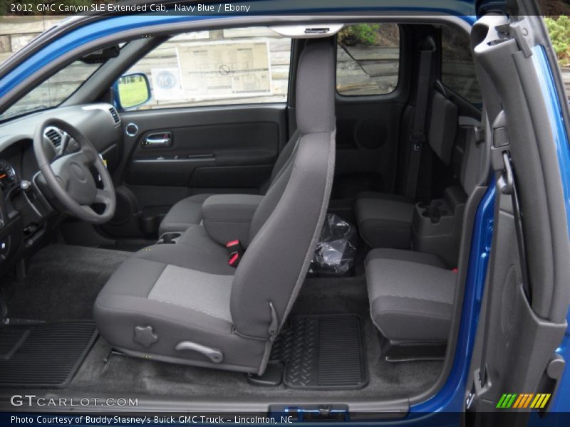  2012 Canyon SLE Extended Cab Ebony Interior