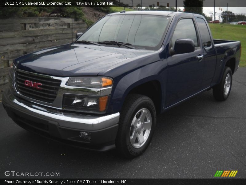 Navy Blue / Light Tan 2012 GMC Canyon SLE Extended Cab