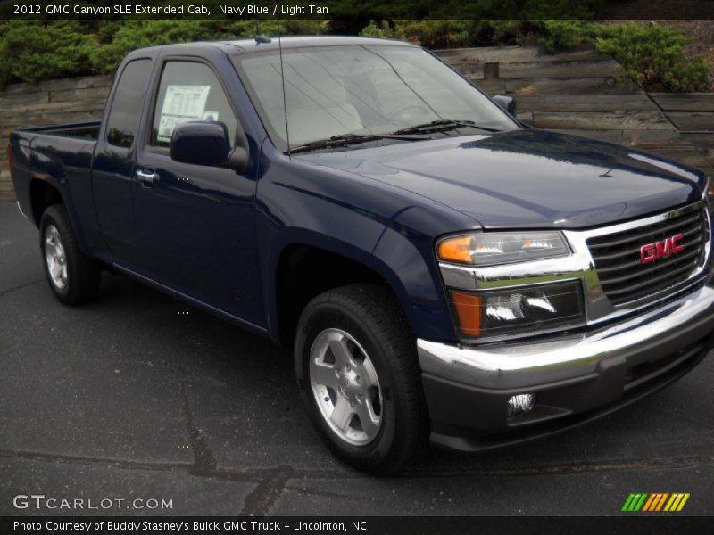 Navy Blue / Light Tan 2012 GMC Canyon SLE Extended Cab