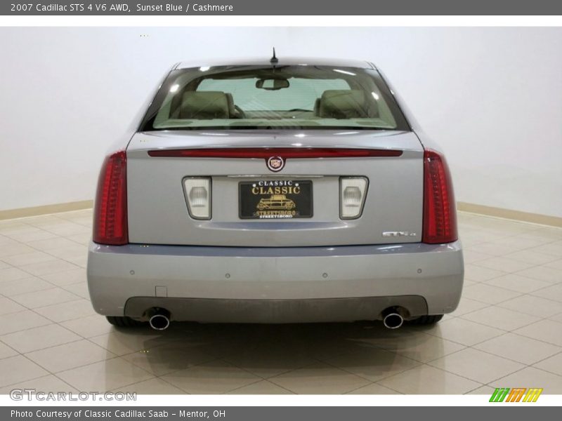 Sunset Blue / Cashmere 2007 Cadillac STS 4 V6 AWD
