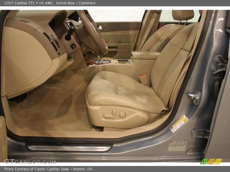 Sunset Blue / Cashmere 2007 Cadillac STS 4 V6 AWD