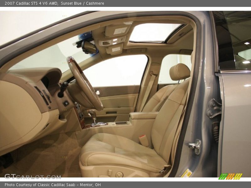 Sunset Blue / Cashmere 2007 Cadillac STS 4 V6 AWD