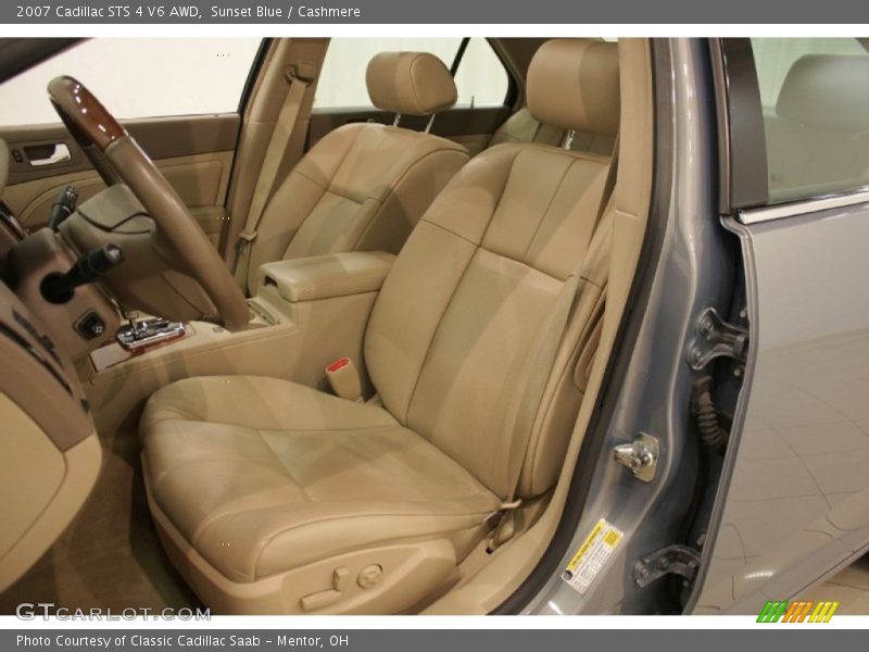 Sunset Blue / Cashmere 2007 Cadillac STS 4 V6 AWD