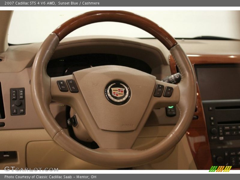 Sunset Blue / Cashmere 2007 Cadillac STS 4 V6 AWD
