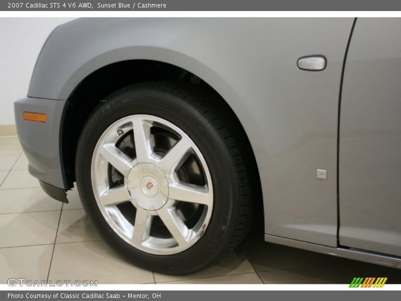 Sunset Blue / Cashmere 2007 Cadillac STS 4 V6 AWD