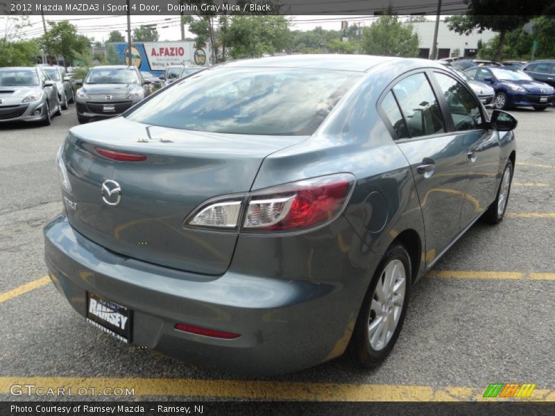 Dolphin Gray Mica / Black 2012 Mazda MAZDA3 i Sport 4 Door