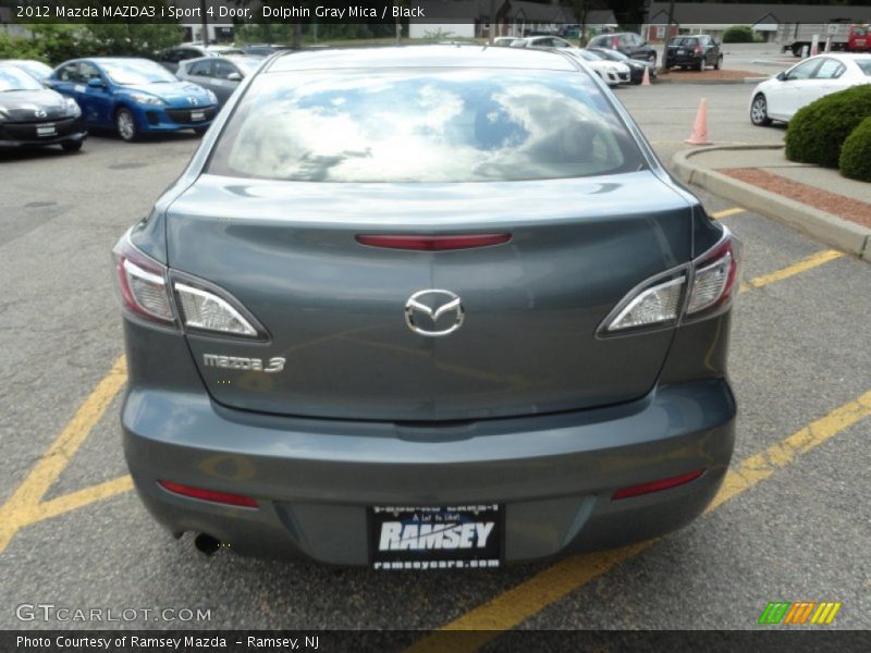 Dolphin Gray Mica / Black 2012 Mazda MAZDA3 i Sport 4 Door