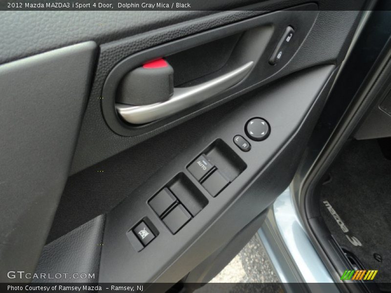 Dolphin Gray Mica / Black 2012 Mazda MAZDA3 i Sport 4 Door