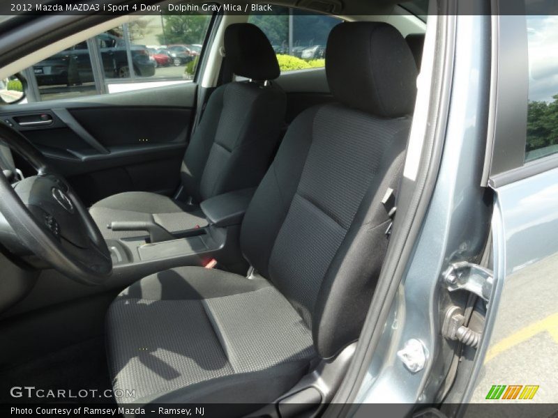 Dolphin Gray Mica / Black 2012 Mazda MAZDA3 i Sport 4 Door