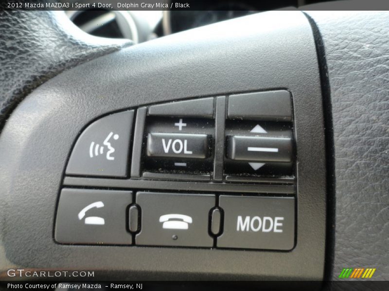 Dolphin Gray Mica / Black 2012 Mazda MAZDA3 i Sport 4 Door